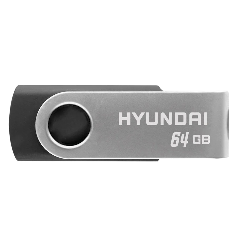 Unidad flash Hyundai - 64 GB - USB 2.0 - Plata - Apricorn