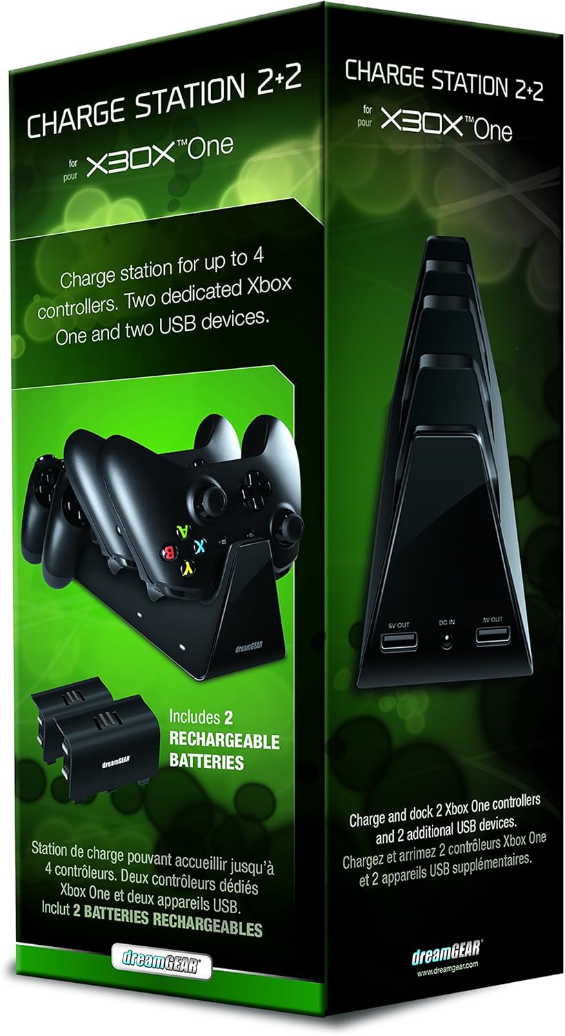 Base de Carga para 2 Controles de Xbox One color Negro - Standard Edition - Reddragon