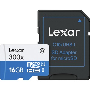 Lexar High Performance 16 GB Class 10/UHS-I U1 microSDHC - Kingston