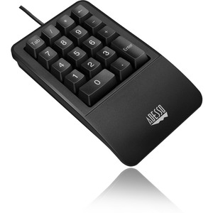 Adesso Antimicrobial Waterproof Numeric Keypad with Wrist Rest Support - Código: AKB-618UB | Compra en Guadalajara