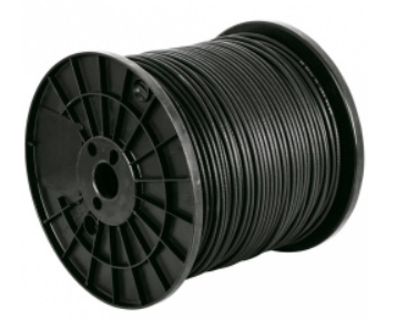 Bobina de Cable Coaxial RG59 300 Metros Negro - Código: CABRG59-BK | Compra en Guadalajara
