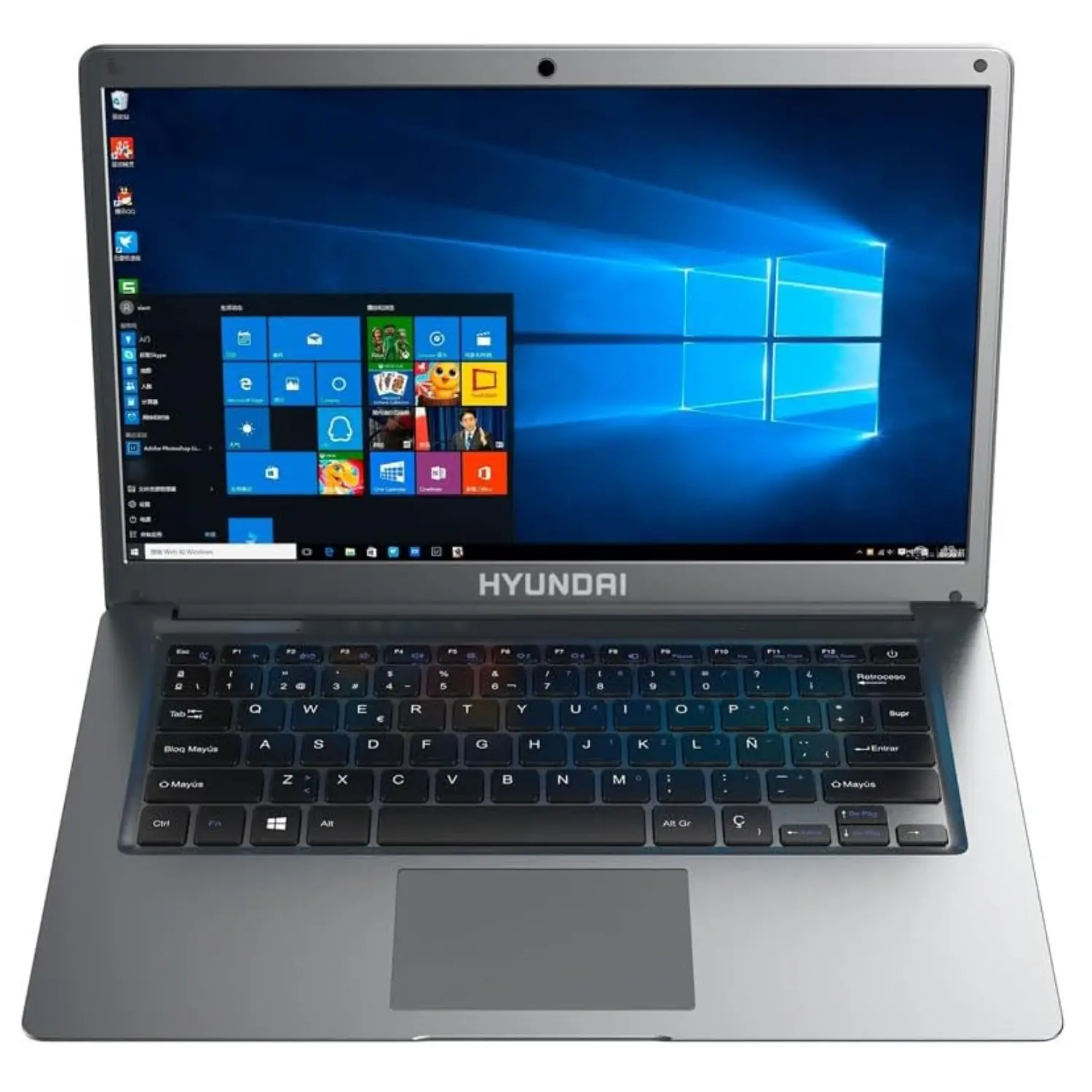 Hyundai HyFlip 13.3 Touch 2-in-1 - Intel Celeron 4GB RAM 64GB SSD Slot M.2 Win 10 Home S - Space Grey - Código: HTLF13INC4Z1ESG | Compra en Guadalajara