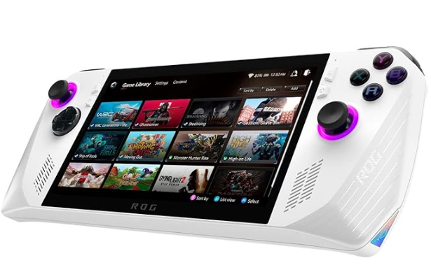 Open Box ASUS ROG Ally 7 120Hz FHD 1080p Gaming Handheld - AMD Ryzen Z1 Extreme Processor - 512GB - White - Thermaltake