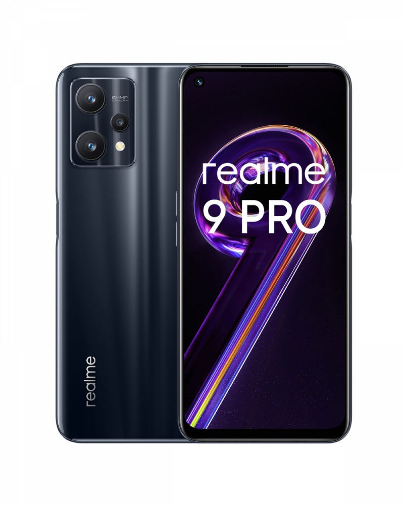 Realme 9 Pro 5G 6.6 IPS 8GB 128GB 16MP 64MP Version Internacional - Black - Código: RMX3472 | Compra en Guadalajara