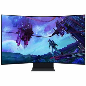 SAMSUNG 55 Odyssey Ark 2nd Gen 4K UHD 1000R Curved Gaming Monitor 165Hz 1ms 4 Input Multi View Quantum Mini-LED AMD FreeSync Premium Pro HDR 10 Height Adjustable Screen LS55CG970NNXGO - Dell