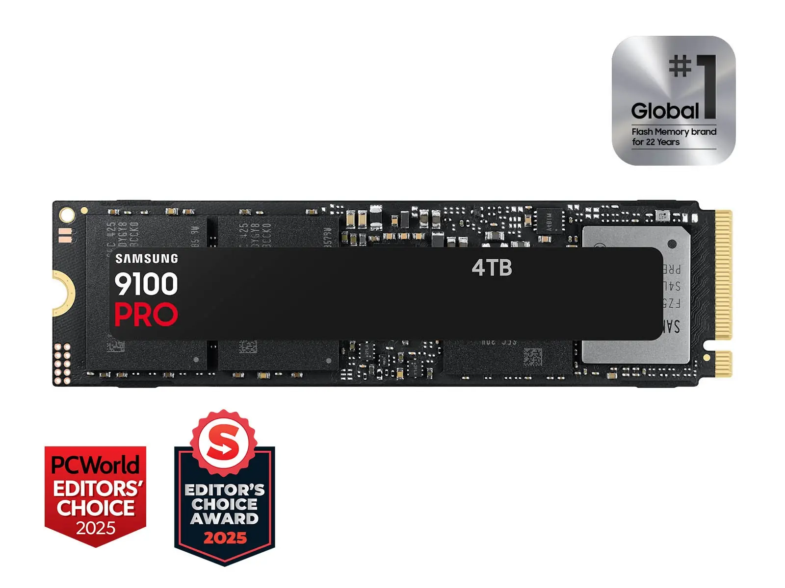 SSD SAMSUNG 9100 PRO 4 TB SSD NVMe M.2 PCI Express NVMe 5.0 x4 M.2 2280 - Hewlett Packard