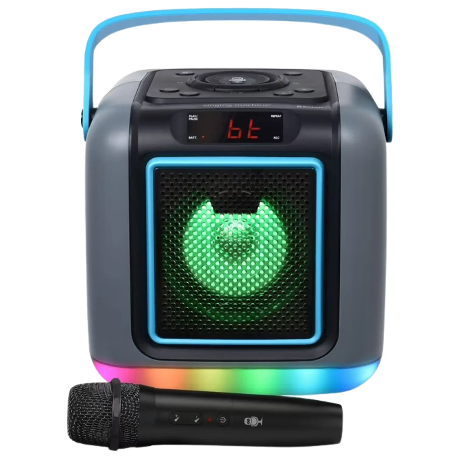 Cube One Portable Bluetooth Karaoke System with Light Show - Código: SML668G | Compra en Guadalajara