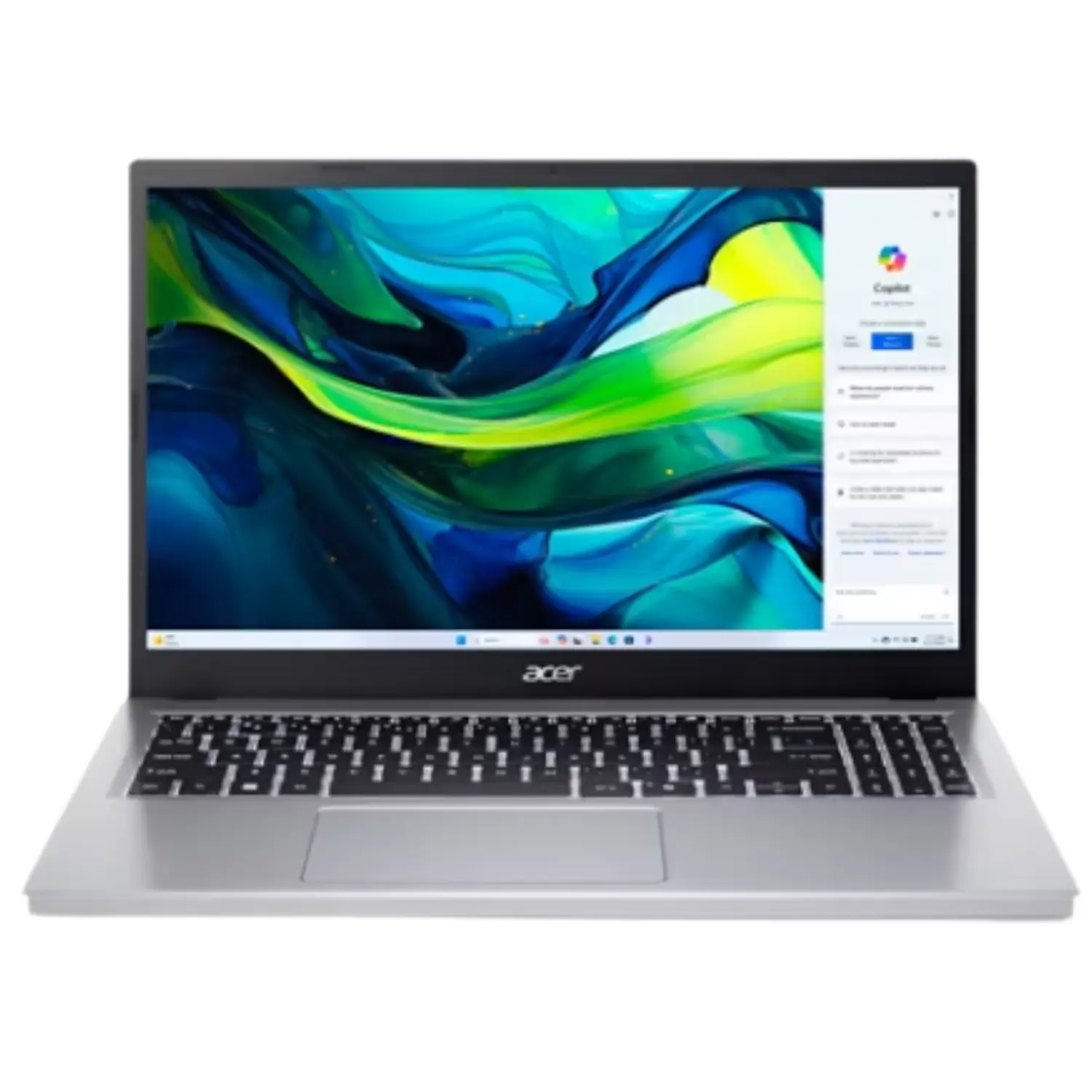 Acer Aspire Slim 15 AG15-32P-39R2 Laptop 15.6 FHD IPS Core 3 N355 8GB RAM 128GB SSD Windows 11 Color Silver - Hp