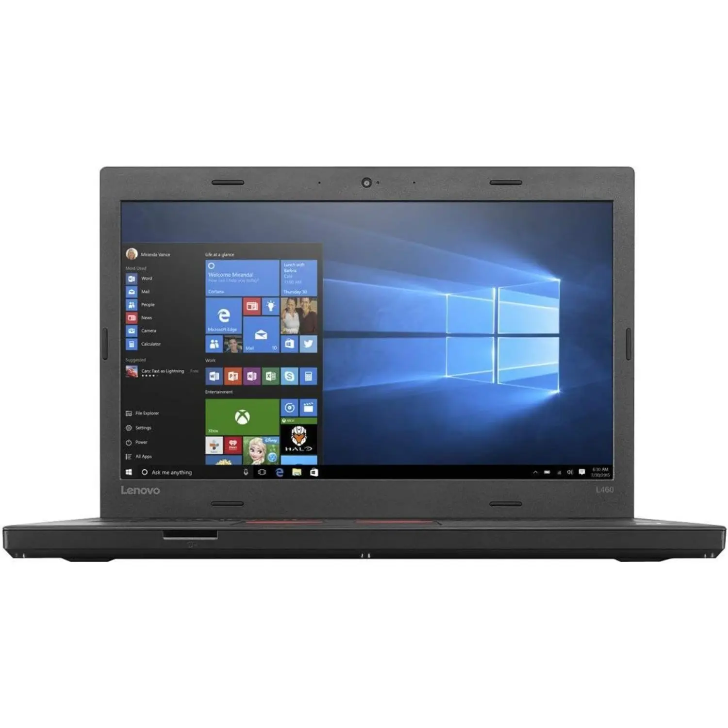Lenovo ThinkPad L460 Refurbished Core i5 6th Gen 8GB RAM 256GB SSD Pantalla 14 FHD Teclado Iluminado Inglés/Español Grade A - Dell