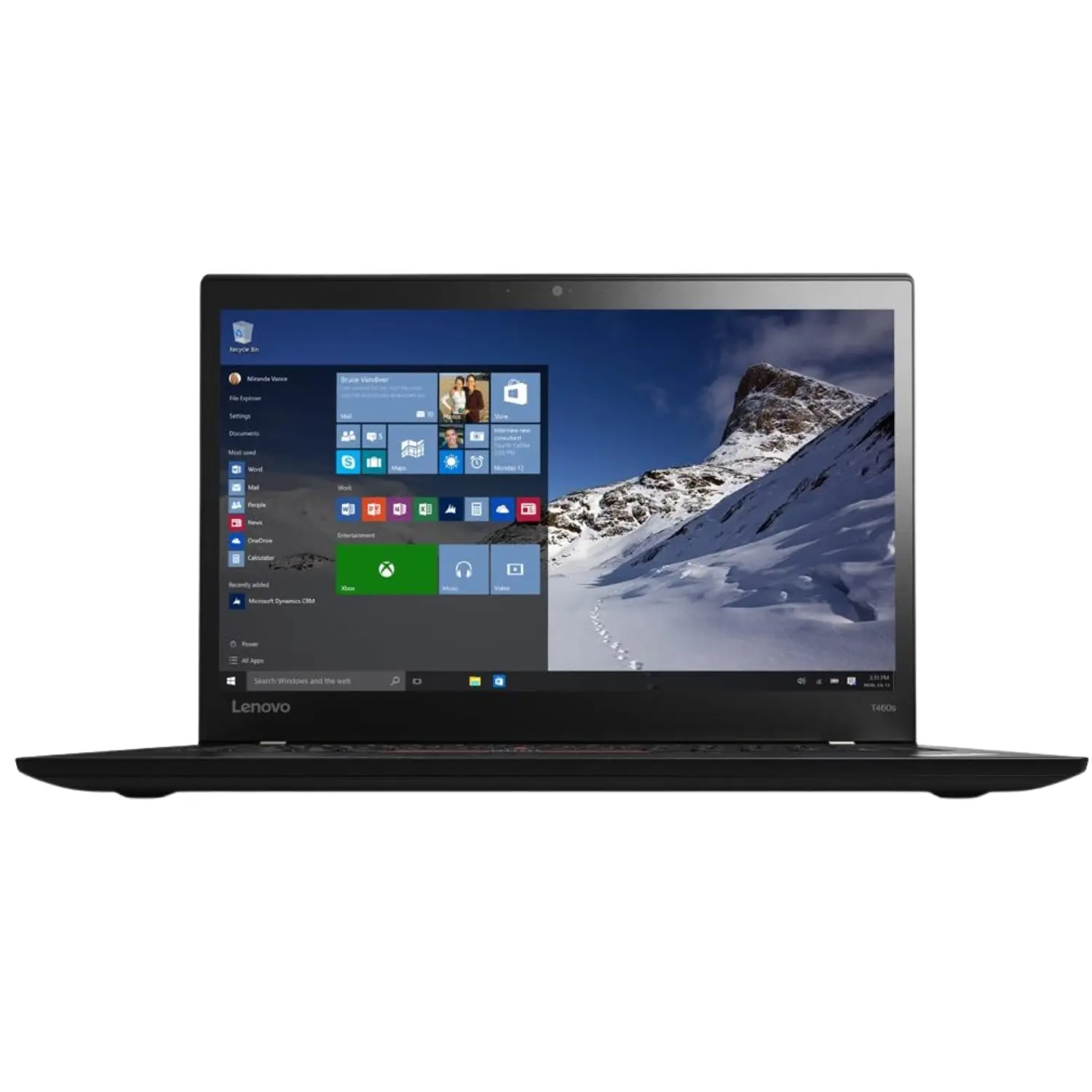 Laptop Ultrabook LENOVO ThinkPad T460s Intel Core i5-6300U 8GB RAM 256GB SSD Pantalla 14 FHD Teclado Retroiluminado ES/EN Windows 11 Pro - Grado A - Dell