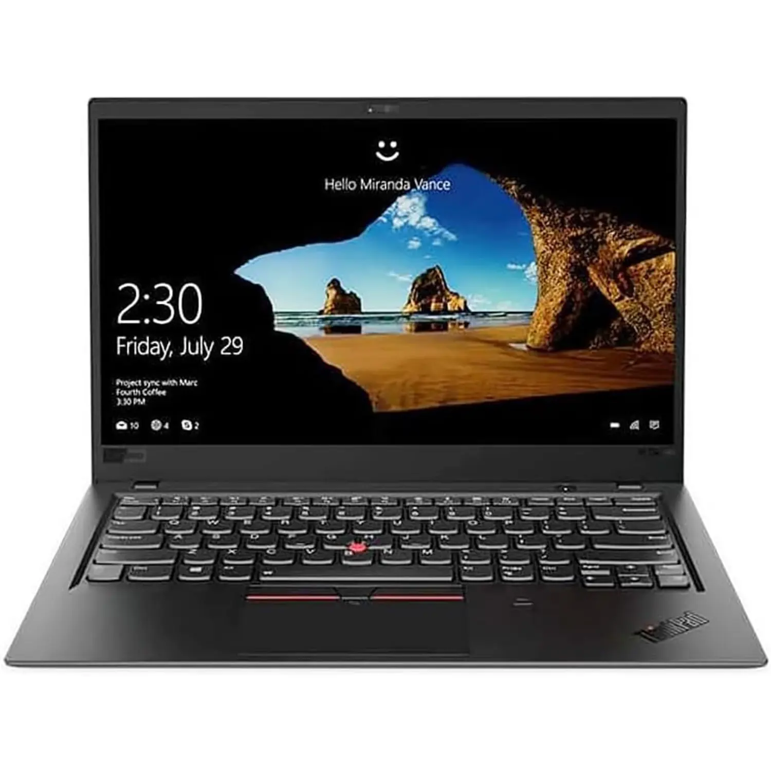 Lenovo ThinkPad X1 Carbon G6 Refurbished i7-8650U 16GB RAM 256GB SSD Pantalla 14 FHD Touch Windows 11 Pro Ultraliviana Webcam Grade AB - Microsoft