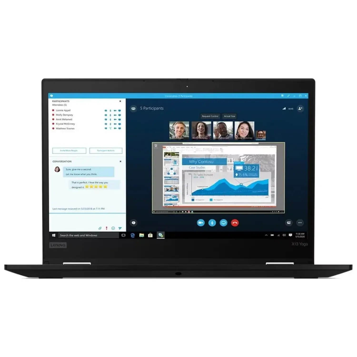 Laptop 2-en-1 LENOVO ThinkPad X13 Yoga G1 Reacondicionada Intel Core i5-10310U 16GB RAM 256GB SSD Pantalla 13.3 FHD Touch Windows 11 Pro - Grado AB - Dell