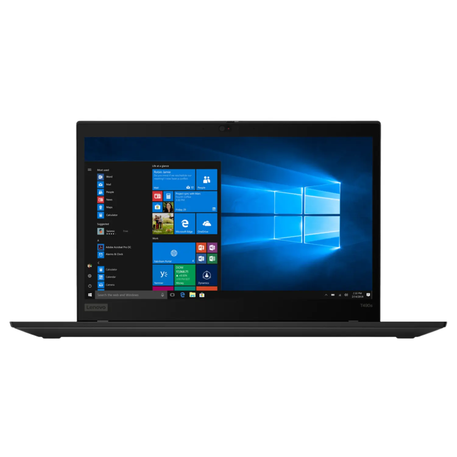 Laptop Reacondicionada LENOVO ThinkPad T490s Intel Core i5-8265U 8GB RAM 512GB SSD NVMe Pantalla 14 FHD Windows 11 Pro Teclado Retroiluminado - Grado A - Hyundai