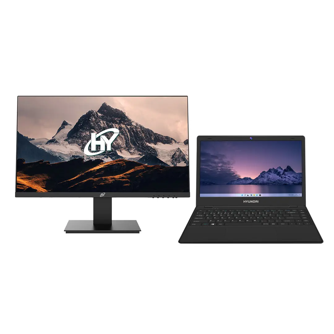 HYUNDAI Paquete HYbook Plus 14.1 1TB SSD Acompañado del Monitor de Escritorio HY View - Código: HT24HT14/BDL | Compra en Guadalajara
