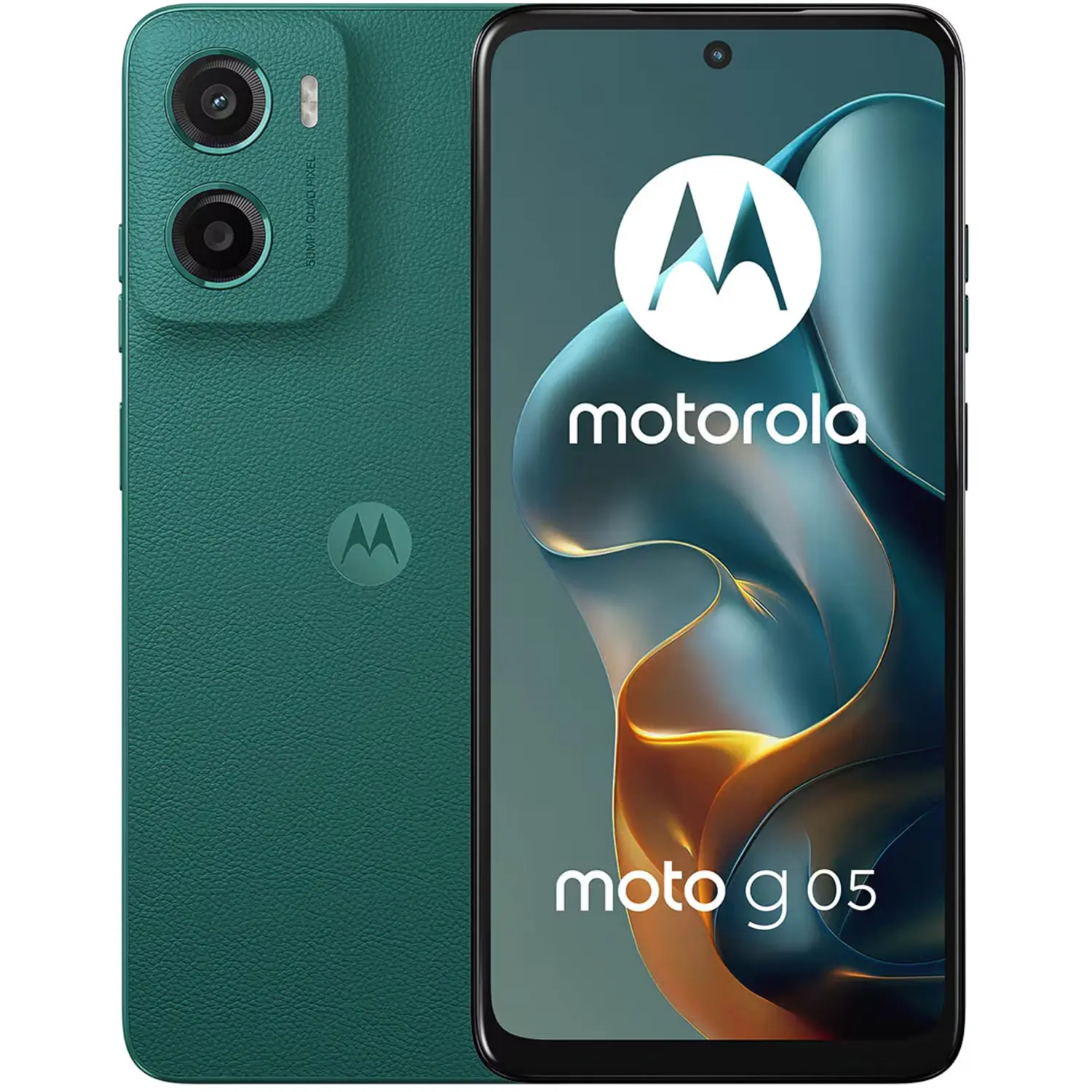 Smartphone MOTOROLA Moto g05 128GB Almacenamiento 4GB RAM Pantalla 6.6 90Hz Color Verde Versión Nacional Nuevo y Sellado - Samsung