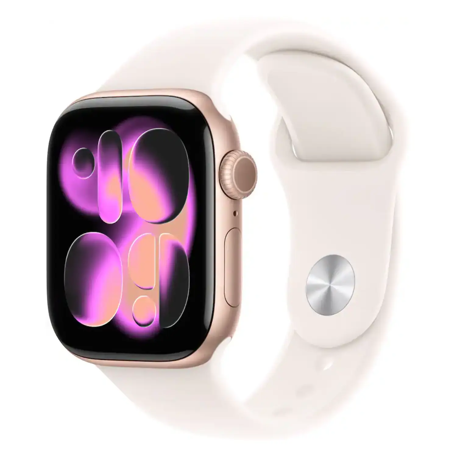 Apple Watch Series 11 42mm Rose Gold Aluminum Case with Light Blush Sport Band S/M - Código: MEU04LW/A | Compra en Guadalajara