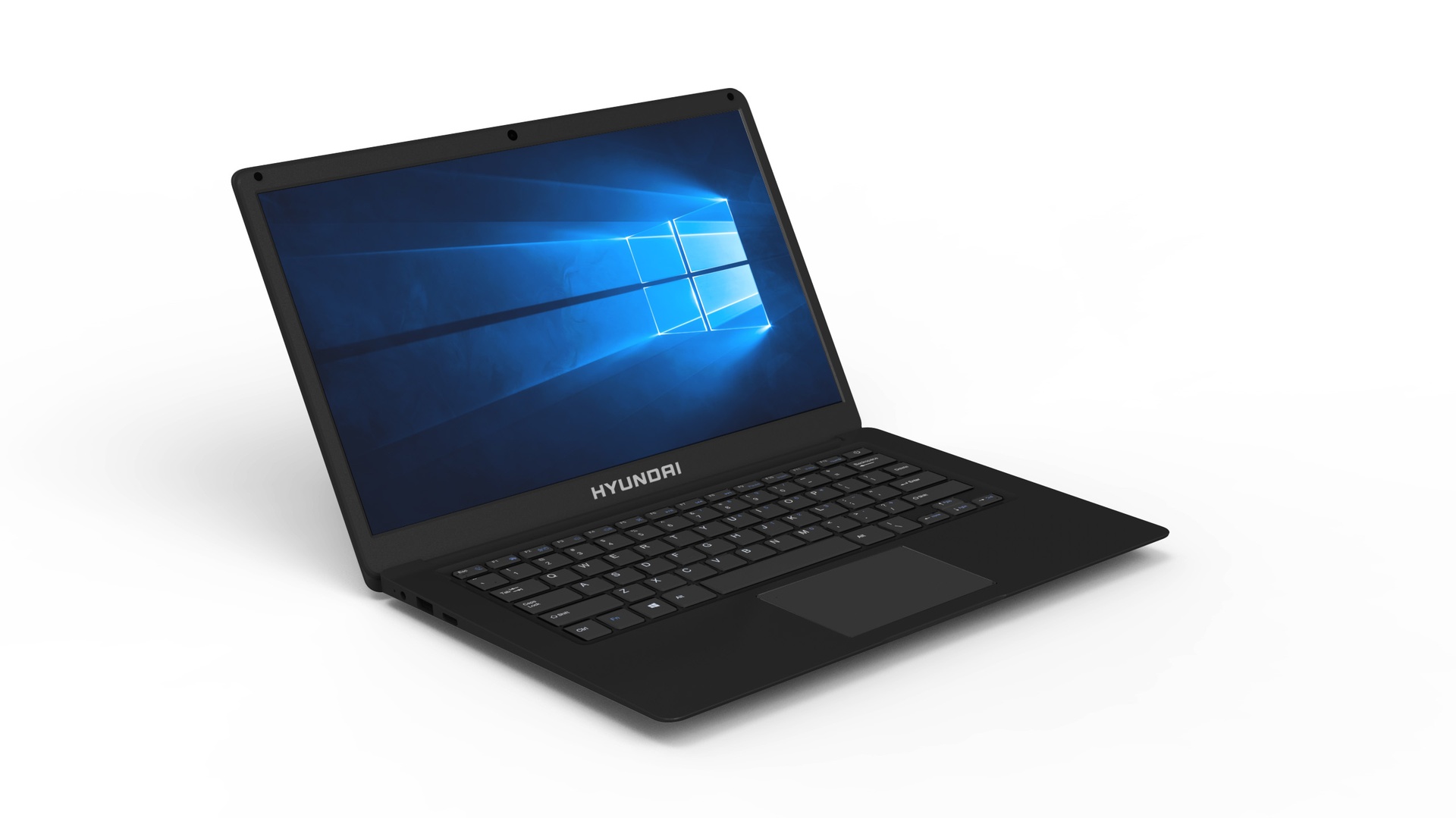 Hyundai Thinnote-A, 14.1" Celeron Laptop, 4GB RAM, 64GB Storage, Expandable  2.5" SATA HDD Slot, Windows 10 Home S Mode, English - Black - Grade B L14WB2BK_B/RFB UPC  - HYUNDAI