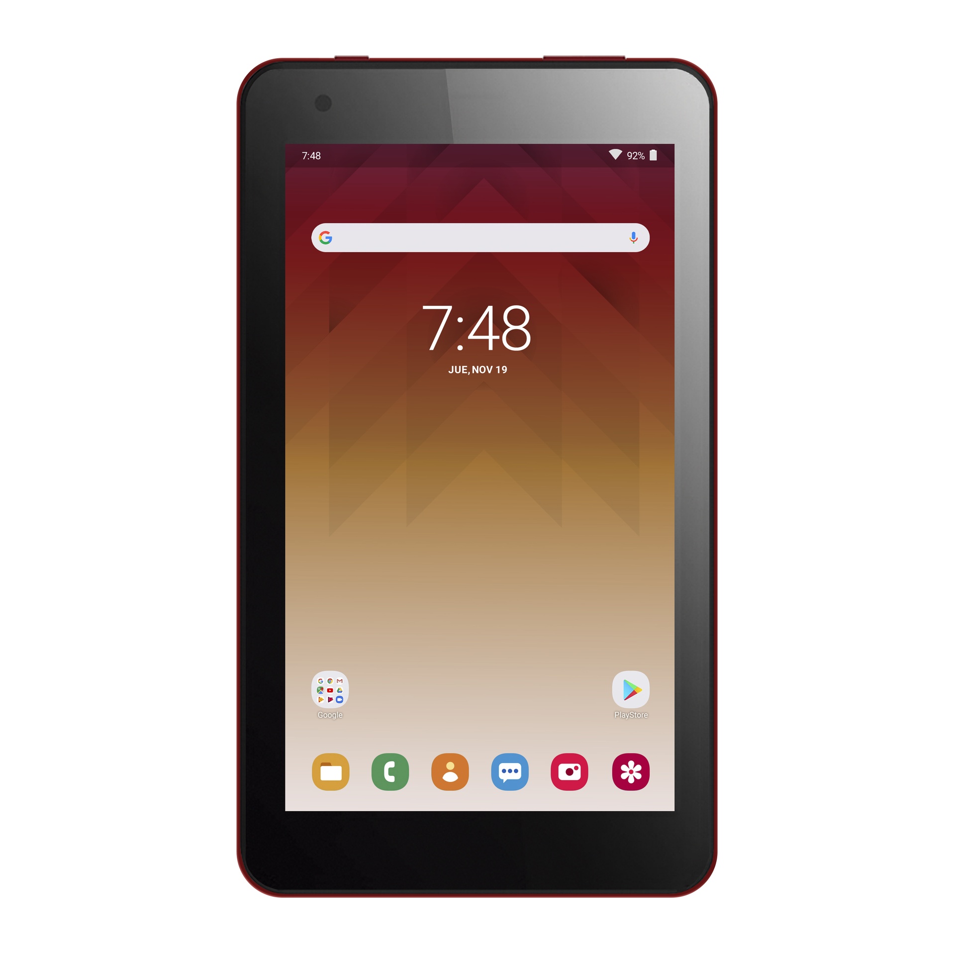 Hyundai Koral 7" Tablet 7W4X 1GB 16GB 2MP/2MP Wifi Android 9.0 GO Red - Refurbished HT0701W16R_B UPC  - HT0701W16R_B