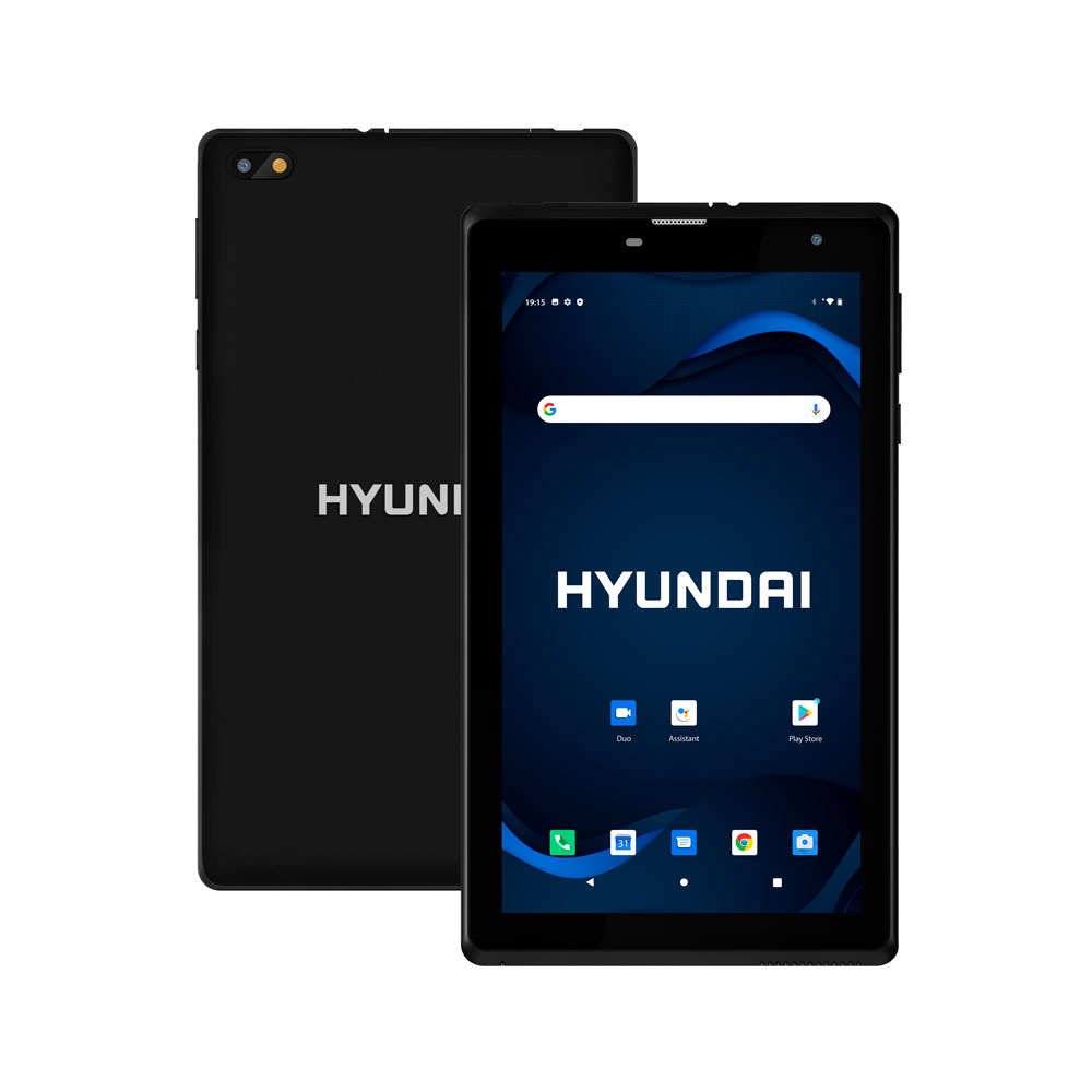 Hyundai HyTab Lite 7WD1, 7" Tablet, 1024x600 IPS, Android 10 Go edition, Quad-Core Processor, 1GB RAM, 16GB Storage, 2MP/2MP, WIFI - Black HT7WD1PBK UPC 810033034855 - HT7WD1PBK