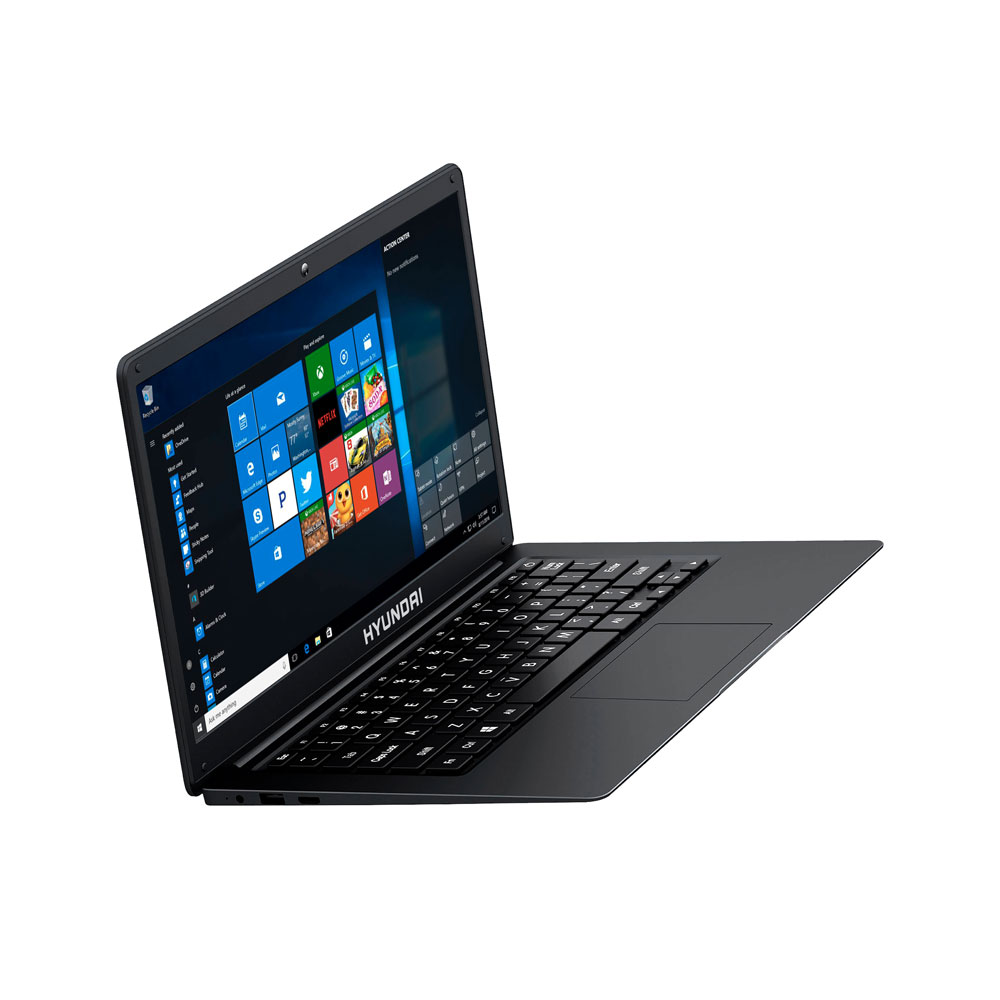 Refurbished Hyundai HyBook 14.1 Intel Celeron Laptop 4GB RAM 128GB Storage 2.0MP Webcam Expandable M.2 SATA SSD Slot Windows 10 Home S Mode WiFi Grey Grado B HT14CCIC44EGH - Hyundai