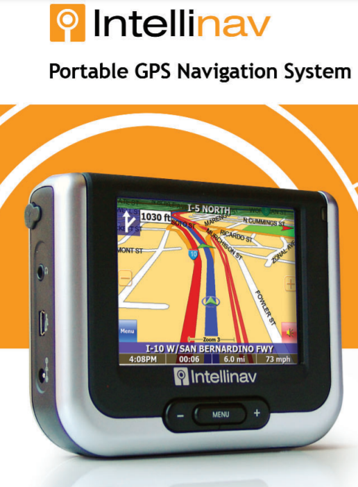 Intellinav - Sistema de navegación GPS Intellinav All in One, 3.5" - Negro GPINAV2M UPC  - INTELLINET NETWORK SOLUTIONS