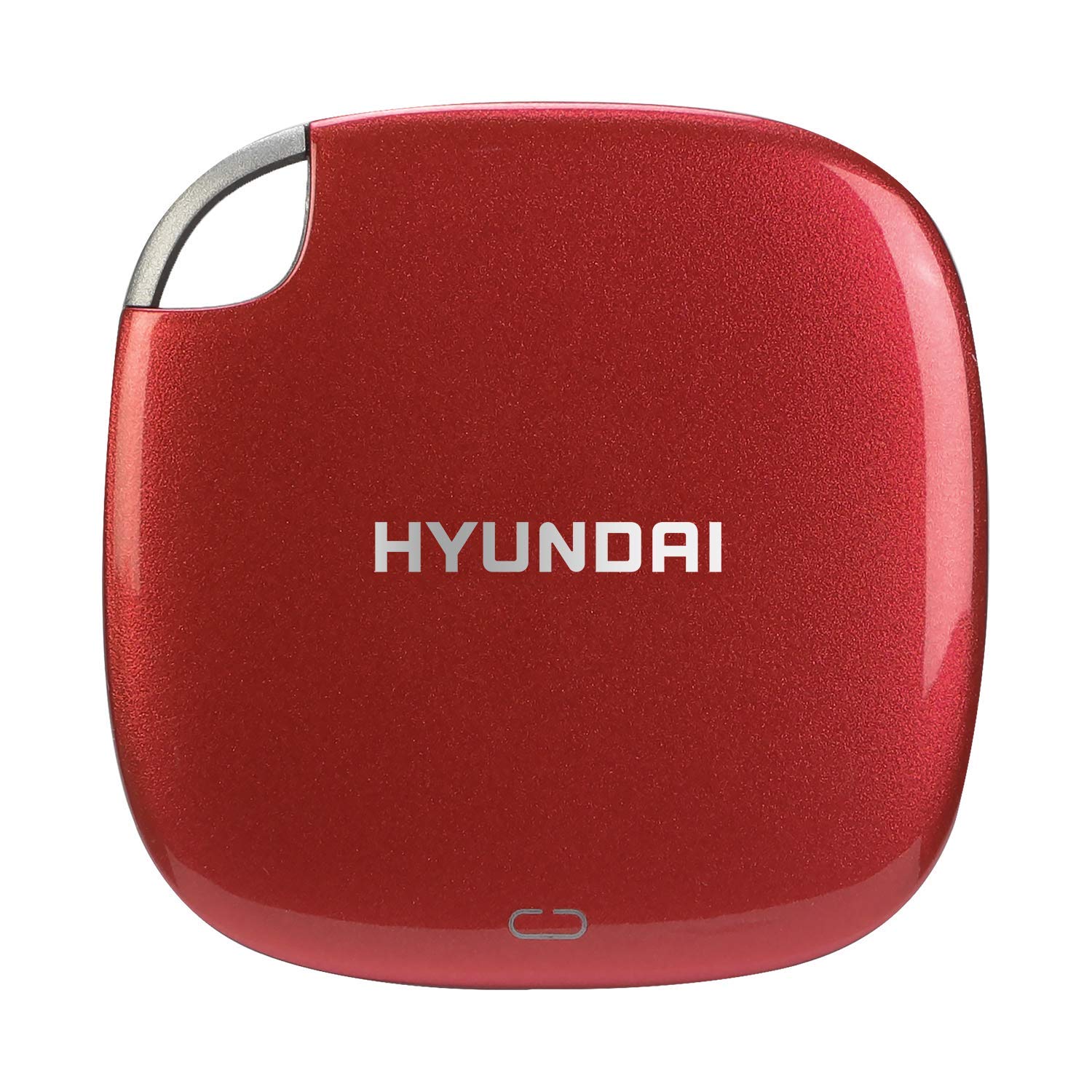 Hyundai 512GB Ultra-Portable Data Storage, Fast External SSD, PC/MAC/Mobile - USB-C to C, USB-A to C, Dual Cable Included, Up to 450MB/s - Gen USB 3.1, Red HTESD500R UPC 810033033223 - HTESD500R