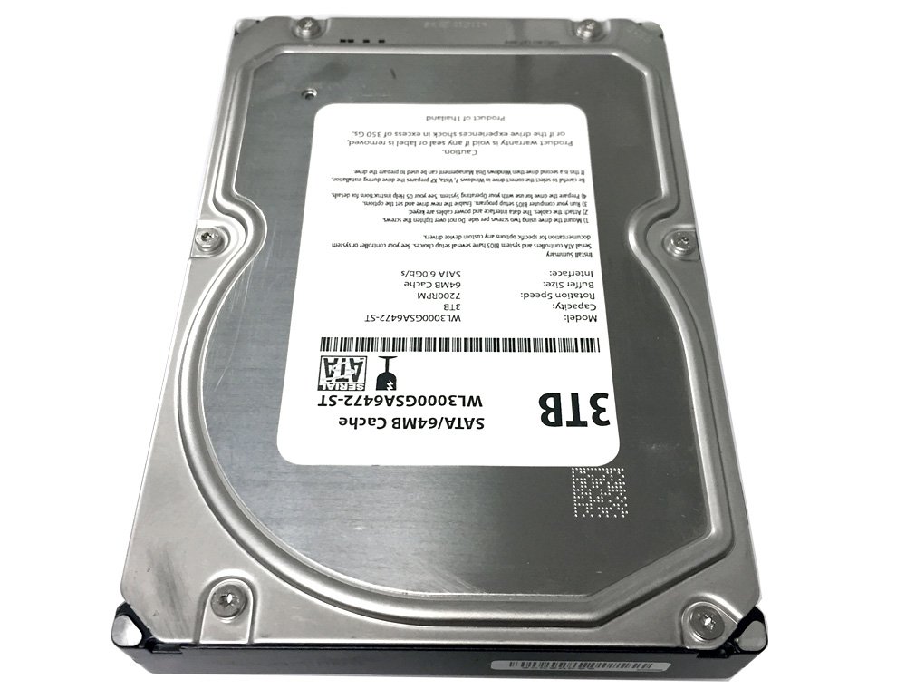 PULL 3TB SATA 3.5 DELL LABEL 3TBSATA UPC  - GENERICO