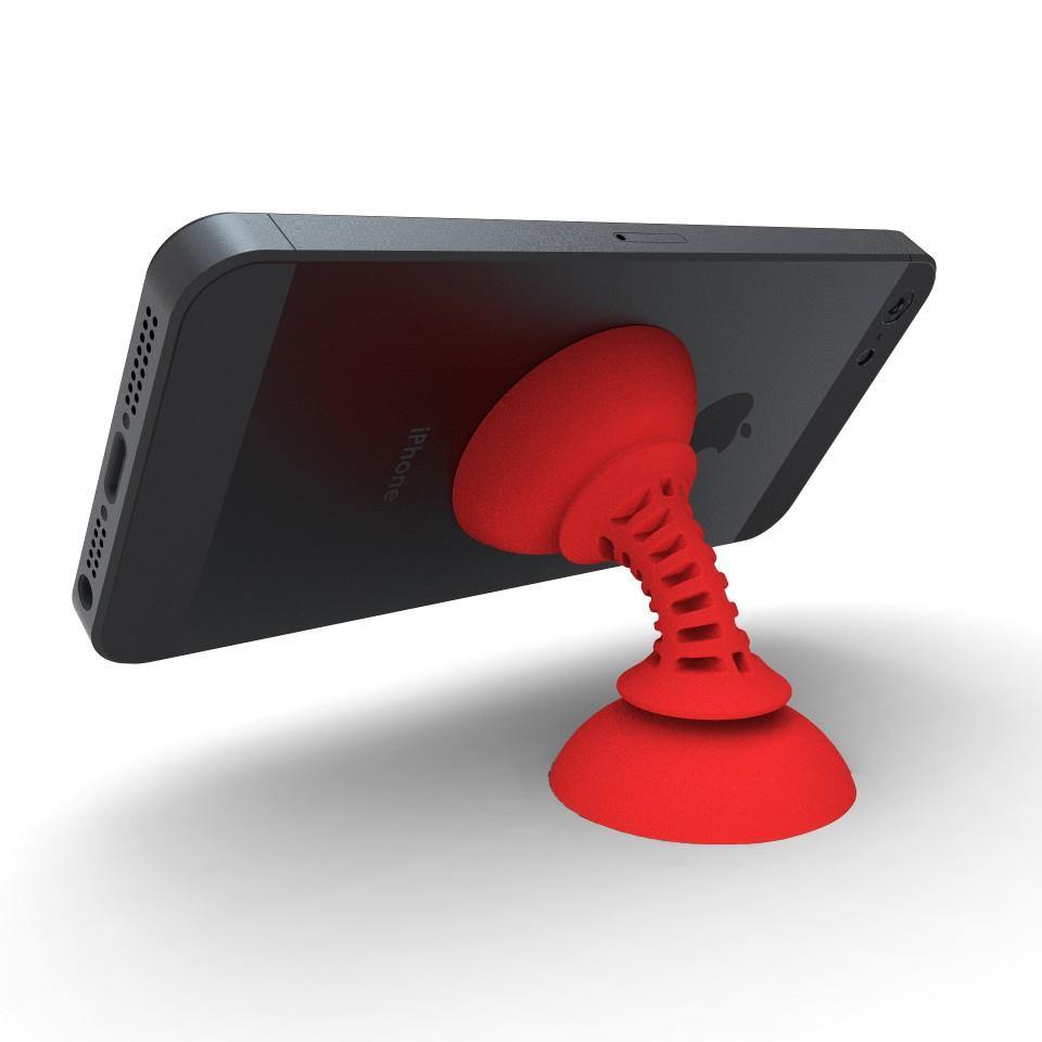 Stricker Simple Sucker Flexible Phone Mount - Counter Display - Red 00214 UPC  - 00214
