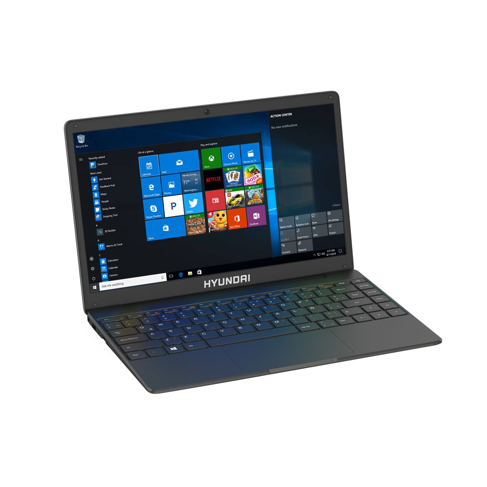 Hyundai  Notebook  141  Intel Core I5 I55257U  256 Gb  Windows 10 Home  Gray - HT14CBI581SG