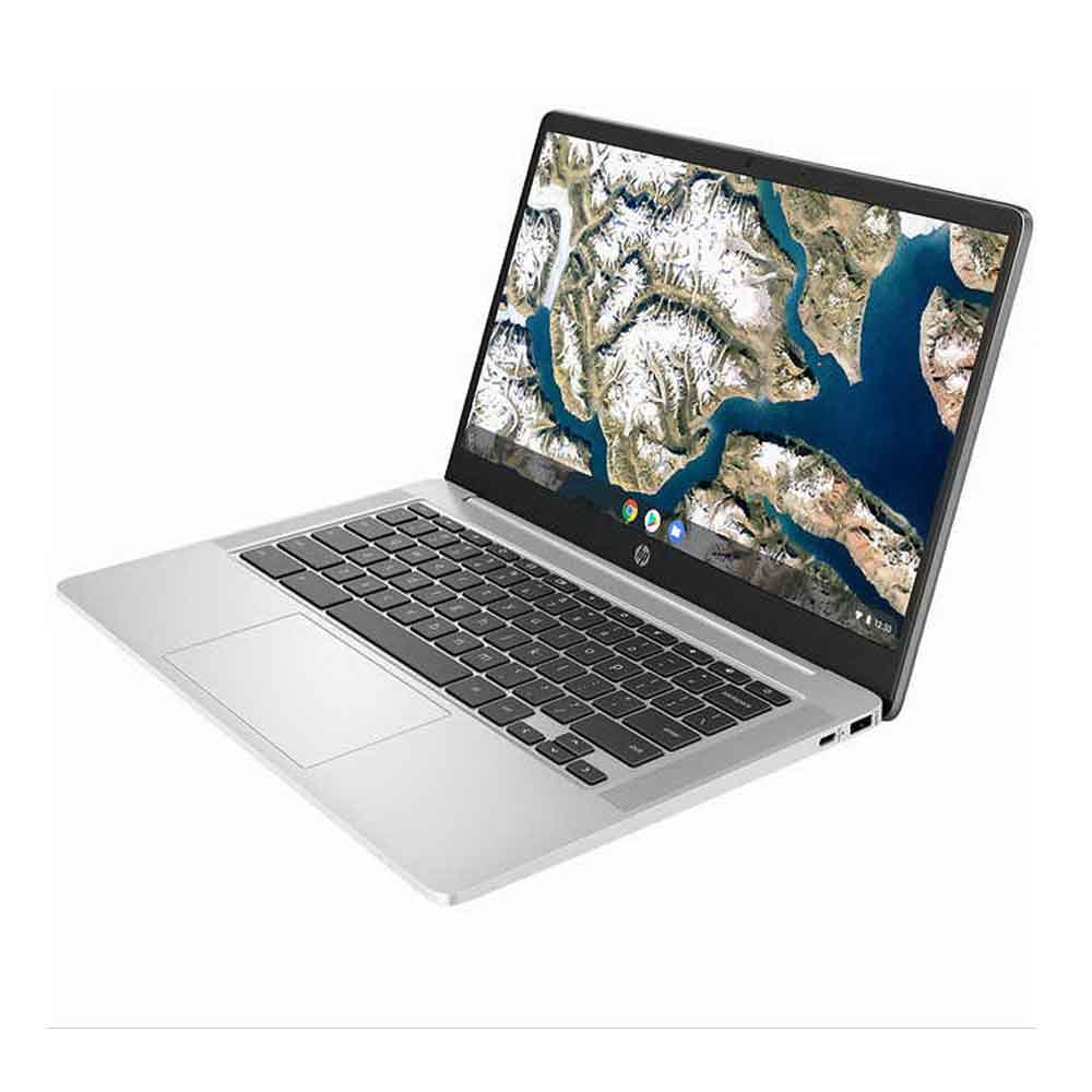 HP Chromebook 14a-na1043cl Intel Celeron N4500 4GB 64GB eMMc 14" FHD Chrome OS - Mineral Silver 4N941UA#ABA UPC  - HEWLETT PACKARD