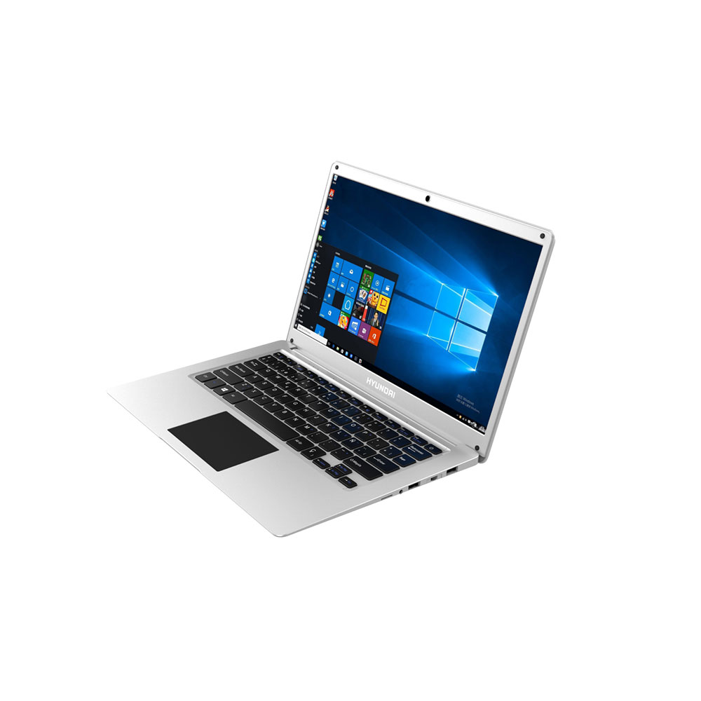 Refurbished Laptop Hyundai Onnyx III Plus, 14.1” Celeron, 4GB RAM, 1TB HDD, RJ45, Cámara Web Frontal, Windows 10 Home, Silver, Grade B LO14WB1S_B/RFB UPC 810033033001 - HYUNDAI