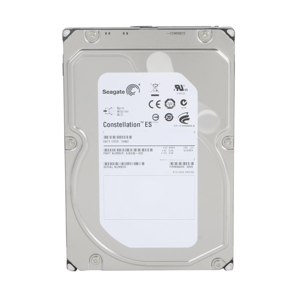 2TB SAS 7.2K 6GB 16MB 3.5IN - IMSOURCING CERTIFIED PRE-OWNED ST32000444SS-RF UPC  - SEAGATE
