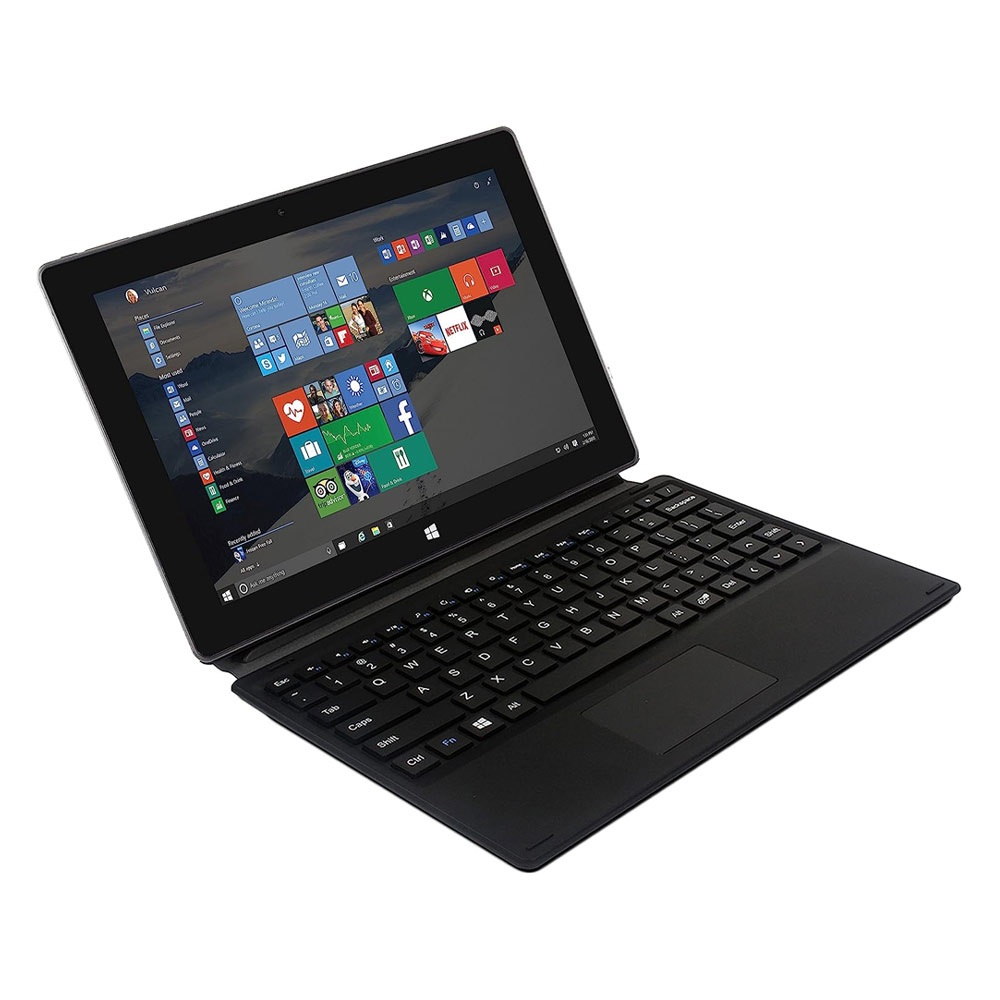 Vulcan Excursion XB VTA1005XB 10.1 &quot;Pantalla táctil LCD Portátil 2 en 1 - Intel Atom Z3735F Quad-core (4 Core) 1.33 GHz - 2 GB DDR3 SDRAM - Windows 10 - 1280 x 800 - Tecnología de conmutación en el plano (IPS) - Híbrido - VULCAN