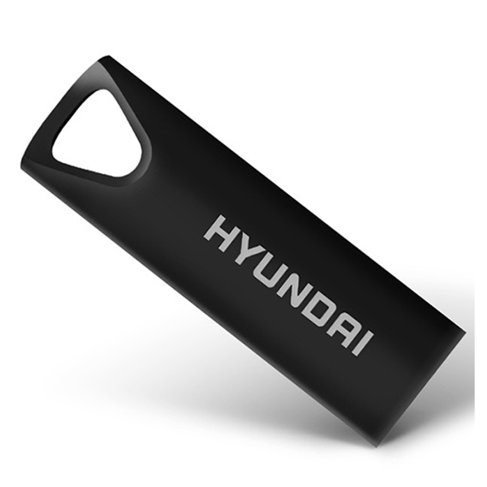 Hyundai Bravo Keychain USB 2.0 Flash Drive 8GB Black U2BK/8GBK UPC 810033030062 - U2BK/8GBK