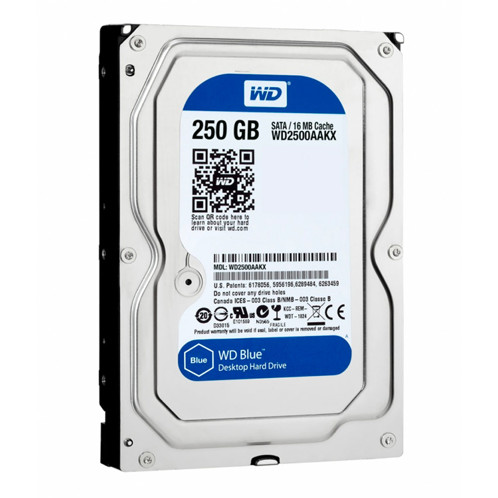 WD Blue WD2500AAKX 250 GB Hard Drive - 3.5" Internal - SATA (SATA/600) WD2500AAKX UPC  - WD2500AAKX